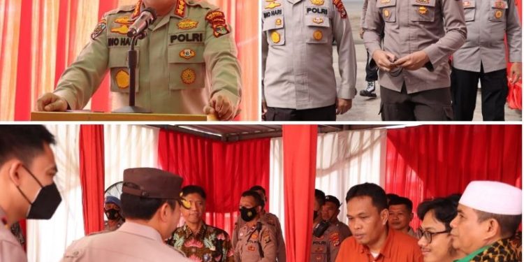 Kapolresta Kunker ke Polsek KSKP Panjang