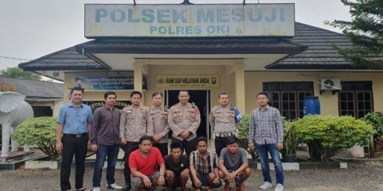 4 Pelaku Pencurian Sawit Perusahaan di Mesuji OKI Ditangkap Polisi, 4 Masih Buron