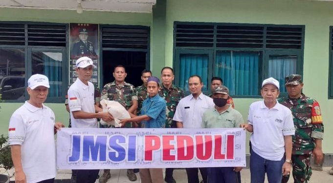 JMSI Peduli Salurkan Bantuan ke Korban Banjir Padangcermin