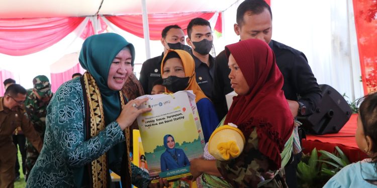 TP PKK Provinsi Lampung Kunker dan Serahkan Bantuan untuk Masyarakat Pesawaran