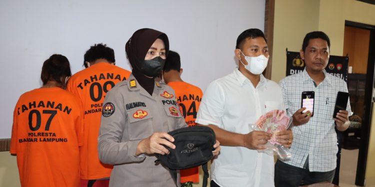 Polresta Bandar Lampung Tangkap 3 Pelaku Curas