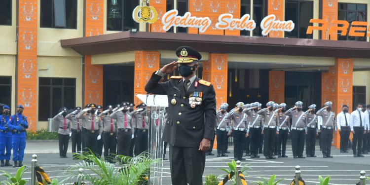 Wakapolda Lampung Pimpin Upacara Peringatan Hari Pahlawan