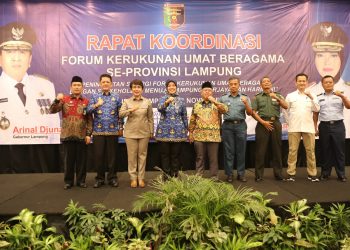 Rakor FKUB Wagub Chusnunia Apresiasi Meningkatnya Indeks Kerukunan Umat Beragama di Provinsi Lampung