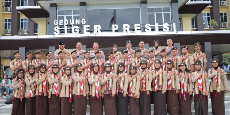 Kapolda Lampung Lepas Peserta Kontingen Pertikaranas IV