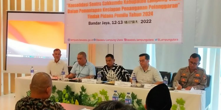 Bawaslu Lampura gelar Rakor Sentra Gakkumdu