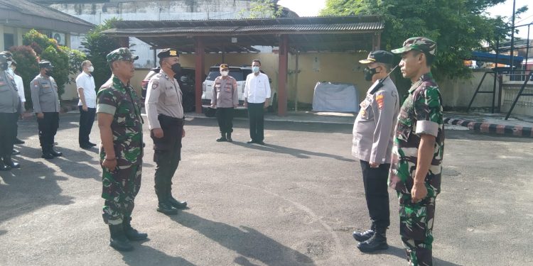 Tingkatkan Sinergitas TNI Polri, Polsek Panjang Gelar Apel Gabungan dengan Koramil