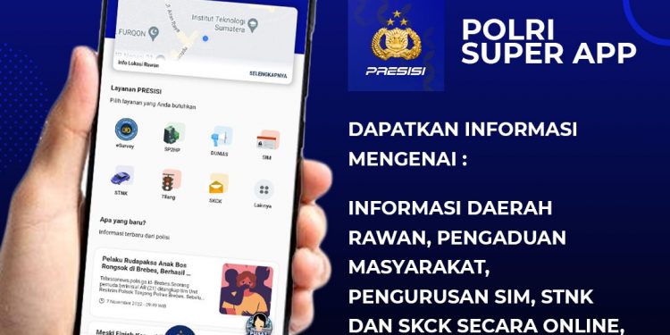 Lewat Aplikasi ini semua urusan menjadi mudah, Ini 10 Layanan yang Bisa Masyarakat Akses Lewat Aplikasi Super Apps Polri