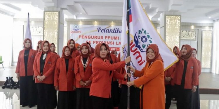 Kepala Bappeda Hadiri Pelantikan Pengurus DPD dan DPC PPUMI Lampung