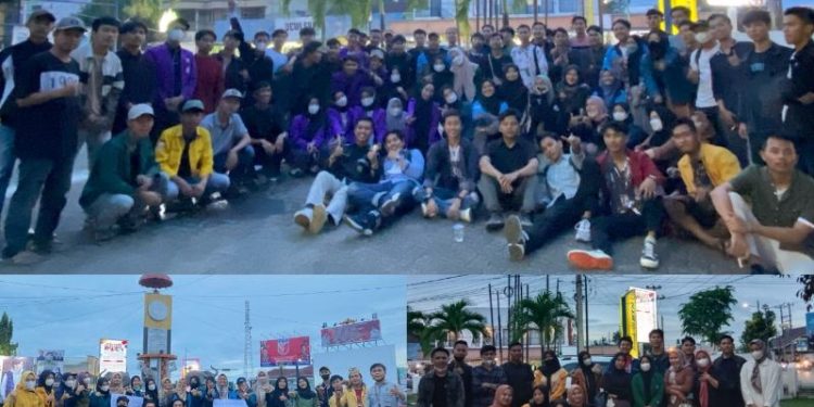 Peduli Korban Bencana, IKAMM Pesbar bersama OKP Kecamatan se-Kabupaten Pesisir Barat Gelar Aksi Galang Dana