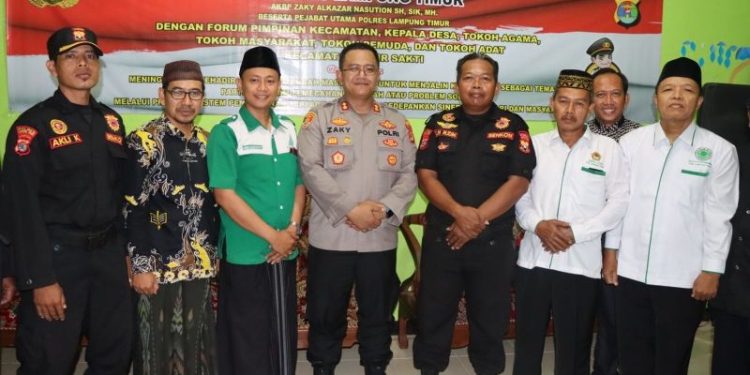 Hadir Ditengah Masyarakat, Kapolres Lamtim Kunjungi Pasir Sakti