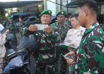 Mendadak !! Kodim 0410/KBL Mengecek Kelengkapan Kendaraan Personel