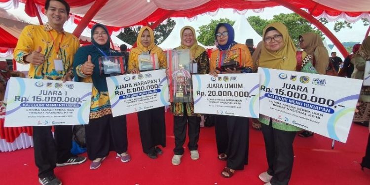 Lampung Juara Umum Lomba Masak Serba Ikan Tingkat Nasional