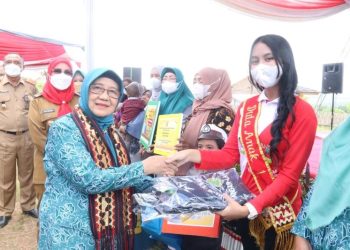 TP PKK Prov Kunker ke Desa Sumber Agung