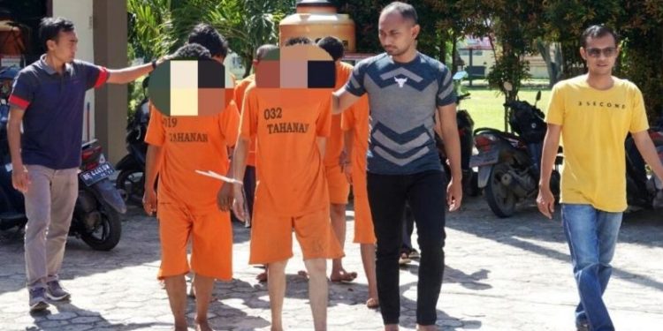 Polres Lamteng Tetapkan 7 Tersangka Pasca Pembakaran