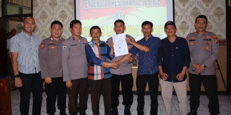Dua Perkara Tindak Pidana Diselesaikan Melalui Restoratif Justice