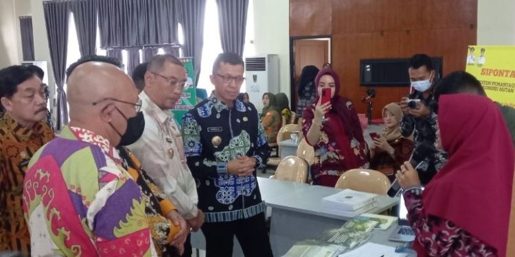 Senen Mustakim Launching Aplikasi Siap Diklat BPSDM Provinsi Lampung.