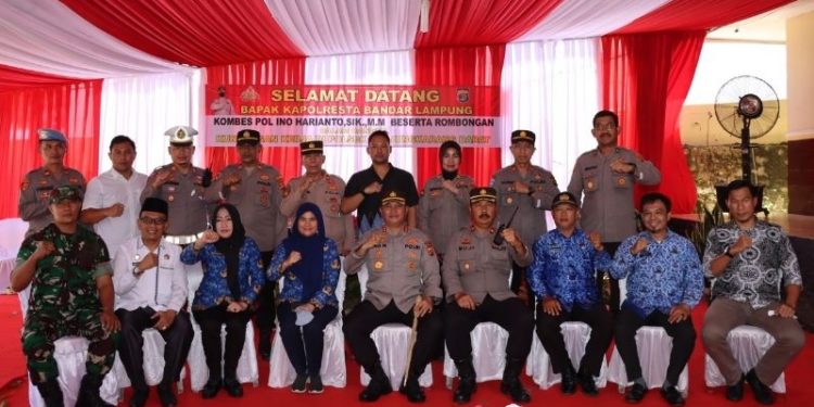 Beri Motivasi dan Semangat Kerja, Kapolresta Kunjungan ke Polsek Jajarannya