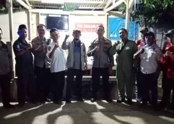 Tekan Kejahatan, Kasat Binmas Rutin Cek Pos Kamling