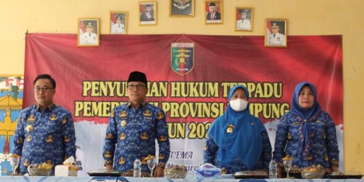 Pemprov Lampung Gelar Penyuluhan Hukum Terpadu di Kota Metro