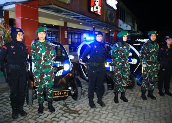Patroli Gunakan Kendaraan Listrik, Polwan dan Kowad Bersinergi Jaga Keamanan Penyelenggaraan KTT G20