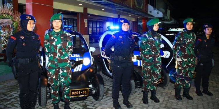Patroli Gunakan Kendaraan Listrik, Polwan dan Kowad Bersinergi Jaga Keamanan Penyelenggaraan KTT G20