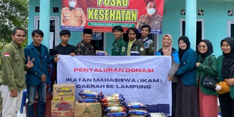 IKAM Se Lampung Salurkan Donasi Pada Korban Banjir