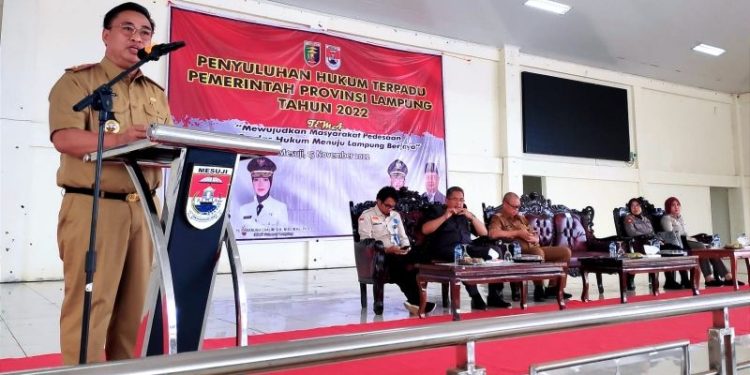 Pemprov Lampung Gelar Penyuluhan Hukum Terpadu di Kabupaten Mesuji