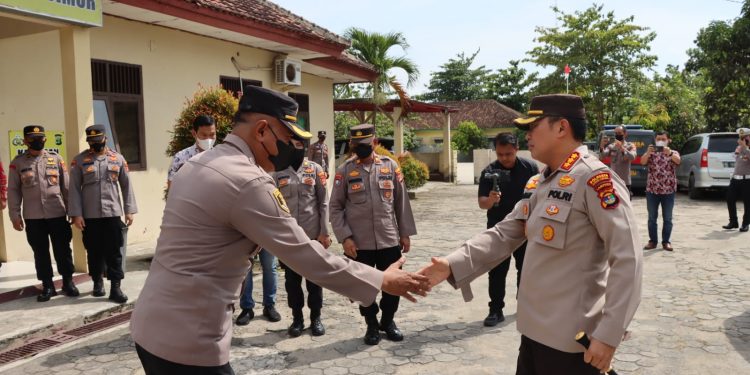 Kapolresta Bandar Lampung Kunker ke Polsek Teluk Betung Timur, Ini Pesan yang Disampaikan