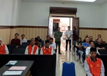 Sidang Lanjutan Ketua LSM GMBI Teluk Pandan Agenda Pemeriksaan Saksi