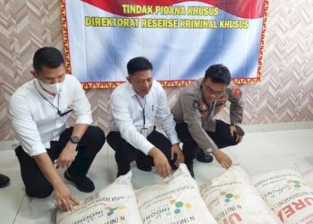 Ditreskrimsus Polda Lampung Ungkap Penyimpangan 8,7 Ton Pupuk Urea Bersubsidi  
