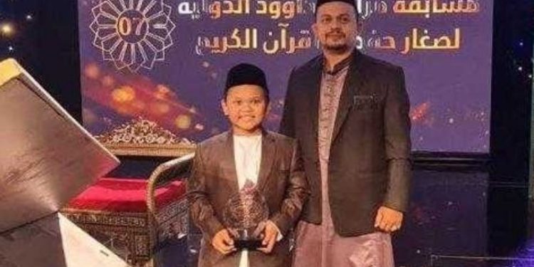 Wakili Indonesia, Muhammad Ahsin Asal Langsa Raih Juara Cabang Tilawah MTQ International Aljazair
