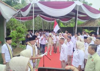 Rahmat Mirzani Melantik dan Mengukuhkan DPC, PAC Serta Sayap Partai Gerindra Tubaba