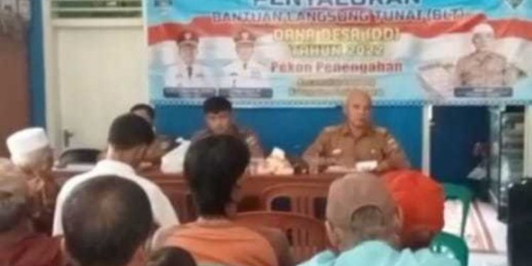 Pekon Penengahan Kecamatan Lemong BLT-DD Tahap Akhir