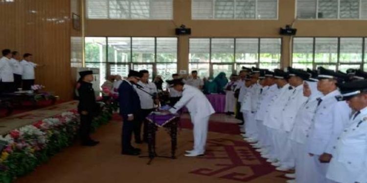 Raden Adipati Lantik 86 Pj. Kepala Kampung