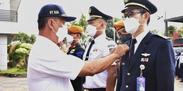 PT. KAI Divre IV Tanjung Karang Gelar Apel Pasukan Angkutan Nataru