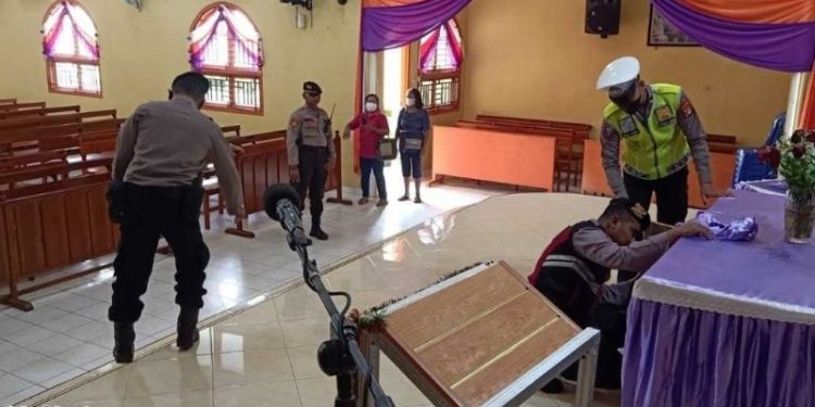 Jelang Natal, Polres Metro Sterilisasi Gereja