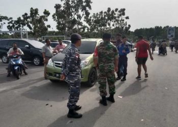 Petugas Gabungan Mulai Melaksanakan Pengamanan Nataru 2022-2023 di Pos Pelabuhan Roro Bengkalis