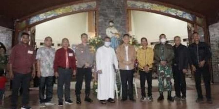 Pastikan Natal Aman, Kapolres & Forkopimda Tinjau Gereja di Pringsewu