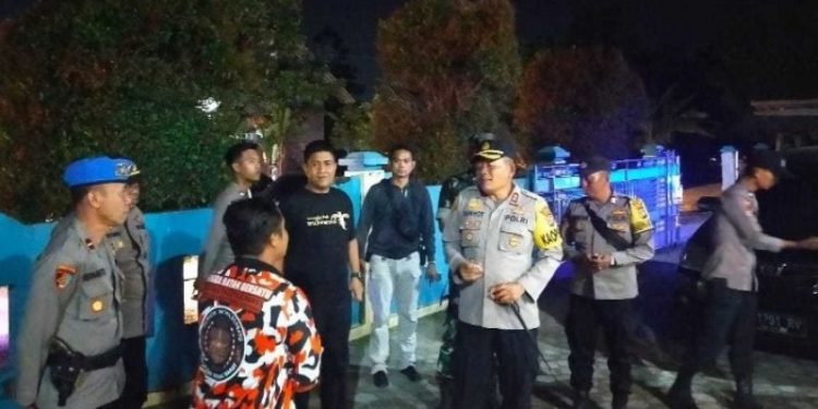 Wujudkan Rasa Aman dan Nyaman di Perayaan Natal, Kapolres Tubaba Kunjungi Gereja