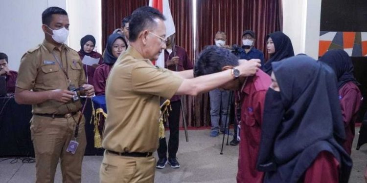 Adi Erlansyah Lantik Kepengurusan GenRe Pringsewu 2022-2024