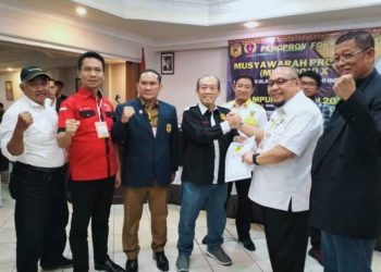 Aklamasi, Hanibal Kembali Pimpin Forki Lampung Periode 2022-2026