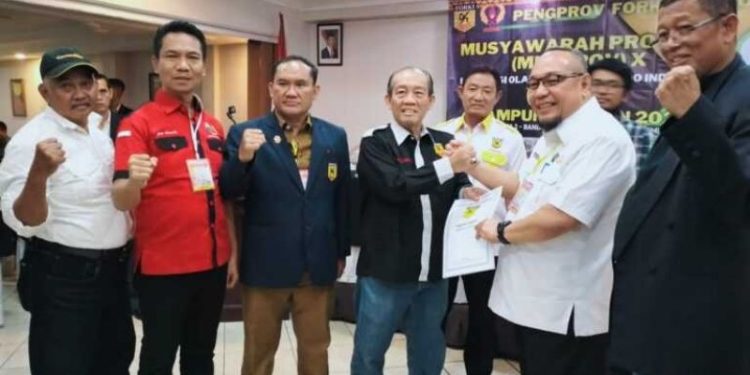 Aklamasi, Hanibal Kembali Pimpin Forki Lampung Periode 2022-2026