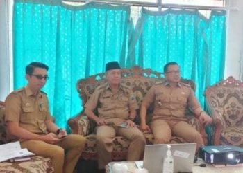 Pemkab Lamsel Hadiri Webinar Sosialisasi Indeks Kerawanan Pemilu Tahun 2024 secara Virtual