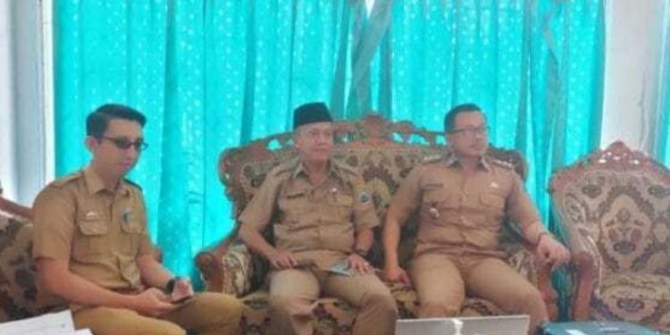 Pemkab Lamsel Hadiri Webinar Sosialisasi Indeks Kerawanan Pemilu Tahun 2024 secara Virtual