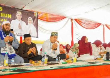 Bupati Dendi Hadiri Tabligh Akbar dan Refleksi Akhir Tahun Kabupaten Pesawaran Tahun 2022 M/1443 H