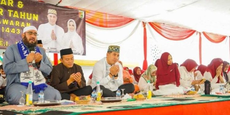 Bupati Dendi Hadiri Tabligh Akbar dan Refleksi Akhir Tahun Kabupaten Pesawaran Tahun 2022 M/1443 H