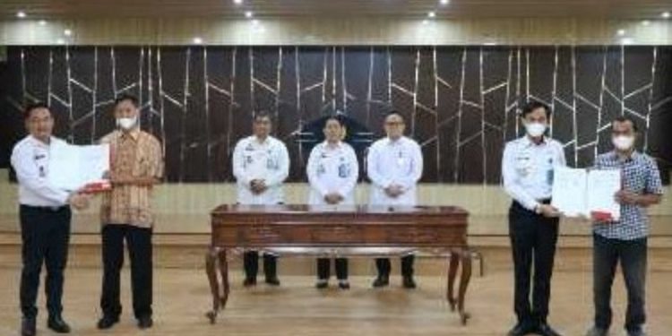 Kanwil Kemenkumham Lampung Melaksanakan Penandatangan Kontrak Pengadaan BAMA pada Lapas, Rutan dan LPKA Se-Lampung Tahun Anggaran 2023