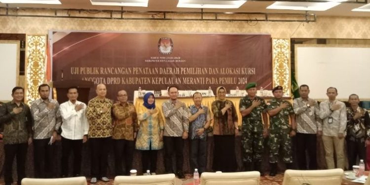 KPU Meranti Usulkan 5 Dapil ? Ini Penjelasan Ketua KPU saat Uji Publik