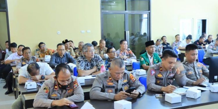 Pastikan Nataru Kondusif, Polres Tubaba Rakor Lintas Sektoral