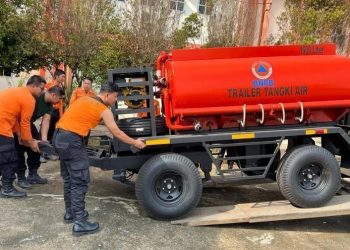 BPBD Muba Terima Trailer Tangki Air Multifungsi Dari BNPB Pusat
